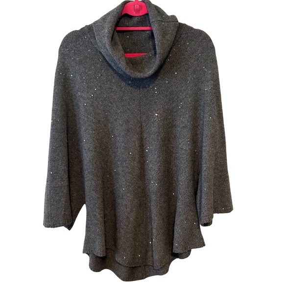 Antonio Melani Women's Grey Wool Cashmere Rabbit Hair Blend Sweater in Size L - Picture 1 of 11